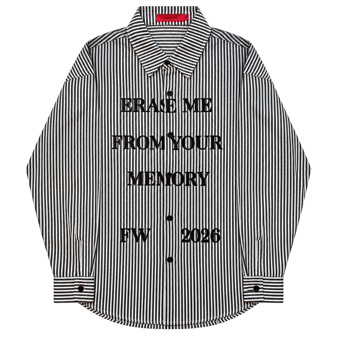 Acupuncture Shirt "Erase Me"