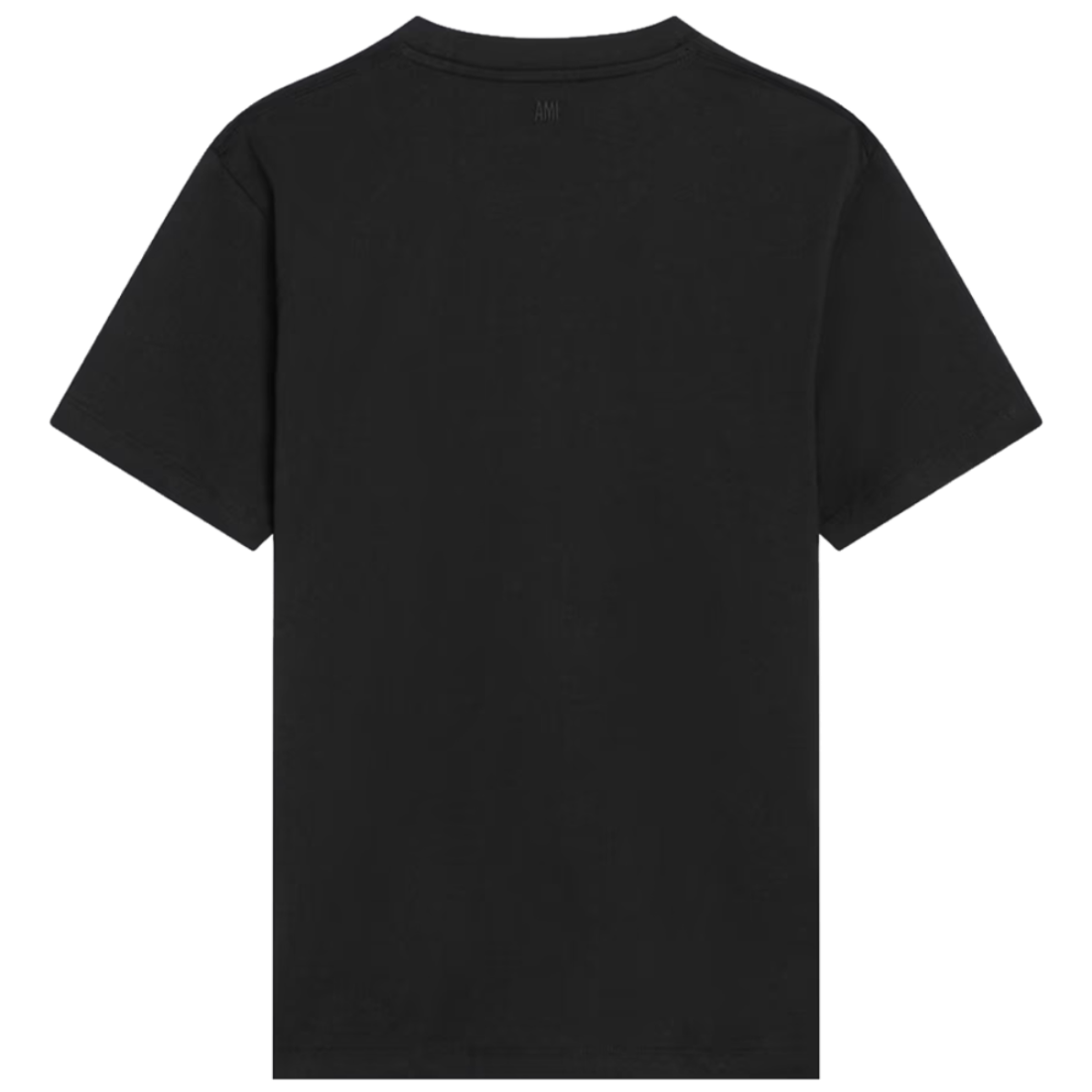 T-shirt AMI Paris nera con logo cuore rosso